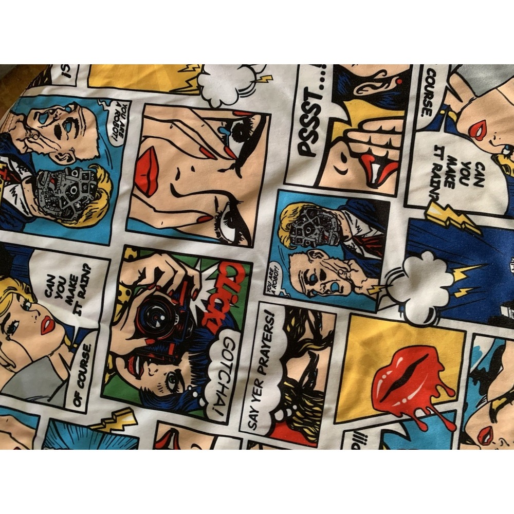 OH SNAP by Drill Clothing Co Pop Art Comic All Over Print T-Shirt Unisex M - Picture 10 of 11